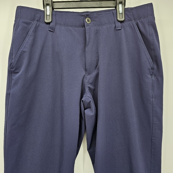 Under Armour Navy Men's Golf Pants Size 34x32 - Picture 3 of 7